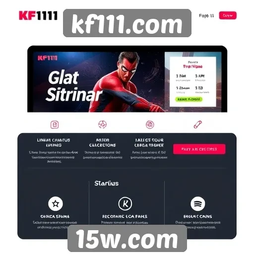 Análise das principais funcionalidades do site kf111.com